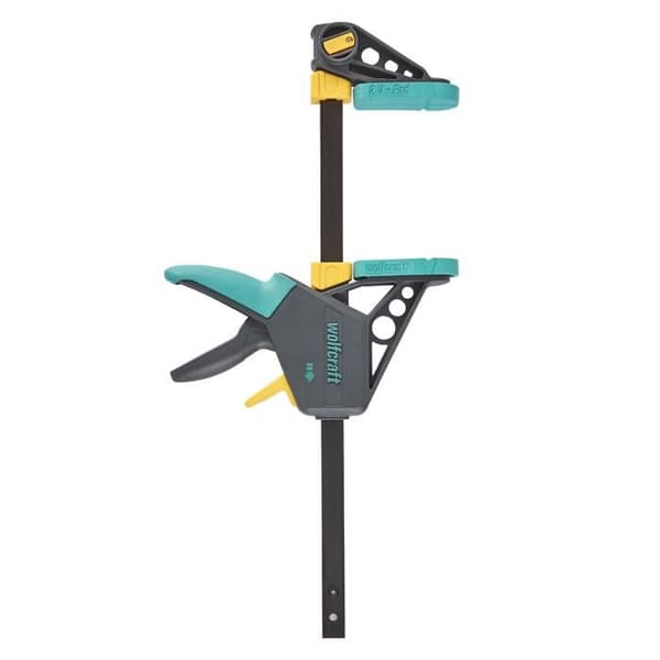 EHZ PRO Enhandsklämma - wolfcraft - Öppning 300 mm, projektion 100 mm - 3031000