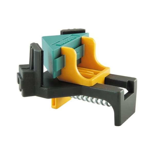 Vinkelklämma - wolfcraft - ES 22 - Set om 2 - För brädor från 10 till 22 mm - Enhandsmanövrering