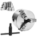 Miniatyrbild 2 av 2: 3-backs självjusterande svarvchuck 100 mm stål