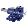 Miniatyrbillede 2 af 2: Heavy Duty Bænkv vise, 360° Rotation, Holdbart Nodulært Gussejern,Blå