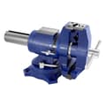 Miniatyrbillede 1 af 2: Heavy Duty Bænkv vise, 360° Rotation, Holdbart Nodulært Gussejern,Blå