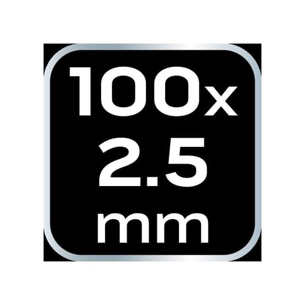 Kabelbindare EXTREME 2,5 × 100 mm, svarta, 100 st.