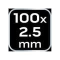 Miniatyrbild 3 av 6: Kabelbindare EXTREME 2,5 × 100 mm, svarta, 100 st.