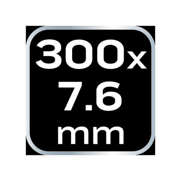 Kabelbindare EXTREME 7,6 × 300 mm, vit, 50 st.