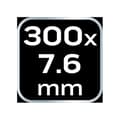 Miniatyrbild 3 av 6: Kabelbindare EXTREME 7,6 × 300 mm, vit, 50 st.