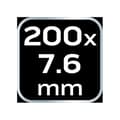 Miniatyrbild 3 av 6: Kabelbindare - NEO TOOLS - 7,6 x 200 mm - Svart - Förpackning med 50 - Nylon PA66