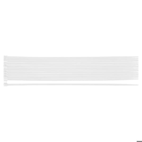 Kabelbindare - NEO TOOLS - 2,5 x 200 mm - Nylon - Vit - Paket om 20