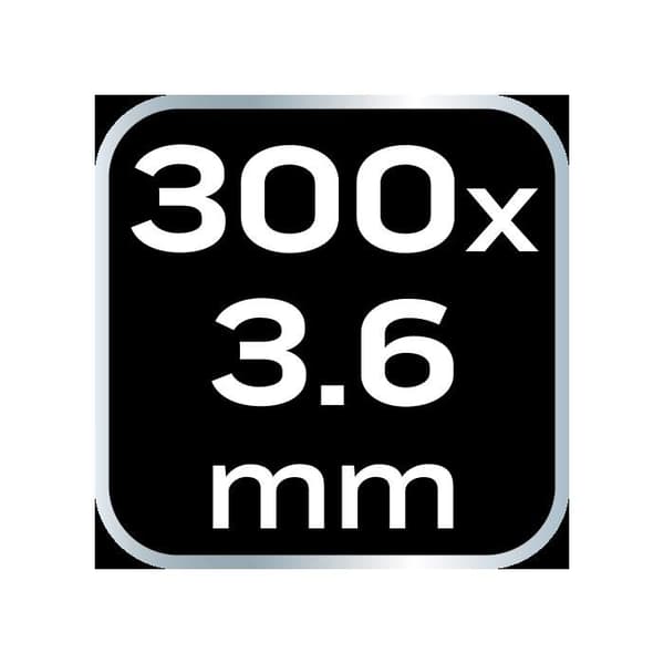 Kabelbinder - NEO TOOLS - 3,6 x 300 mm - Svart - Paket med 100 - Nylon PA66