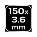 Miniatyrbild 3 av 6: Serre-cables - NEO TOOLS - EXTREME - 3,6 x 150 mm - Svart - Paket med 20 stycken