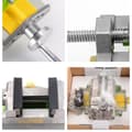 Miniatyrbillede 4 af 4: Tværskruestik, 3 tommer kapacitet, aluminiumslegering krop