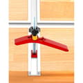 Miniatyrbild 4 av 4: Etau - skruvstycke - gräshoppa Qwork - WD40505 - ® 2PCS Snabbt skruvstycke för T-skenesystem (M8)