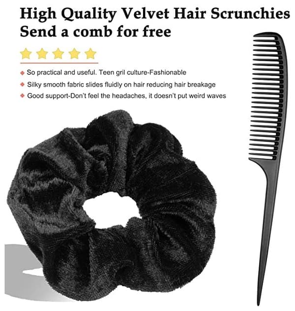 50'ers hår Scrunchies, fletninger hårbånd, Hårbånd MultiColor
