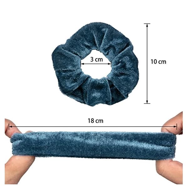50'ers hår Scrunchies, fletninger hårbånd, Hårbånd MultiColor