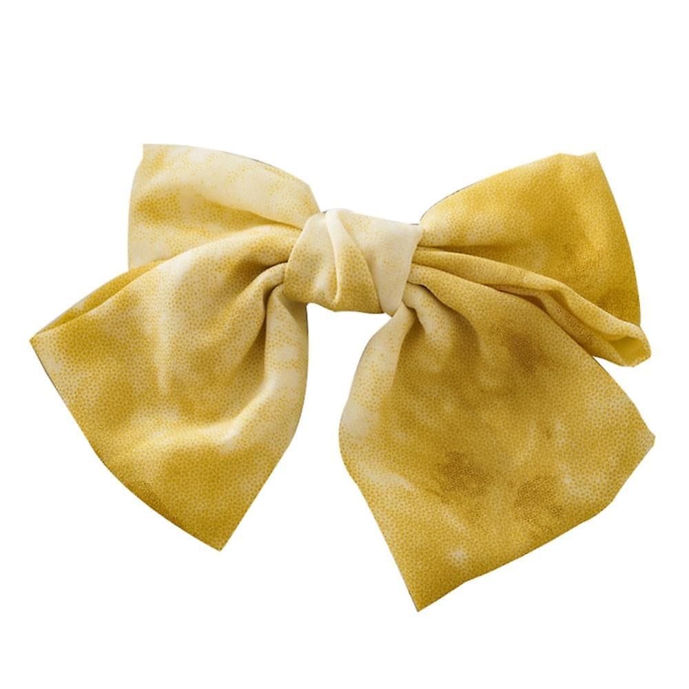 Elegant Kvinnor Tie Dye Bowknot Ribbon Hårnålshårklämma