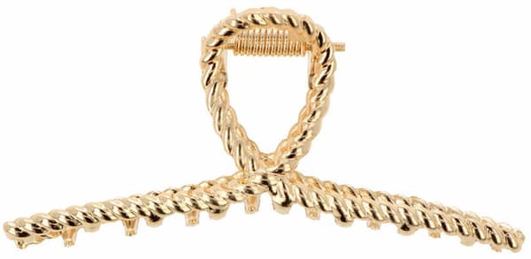 Hair clips Inca   Metal Golden