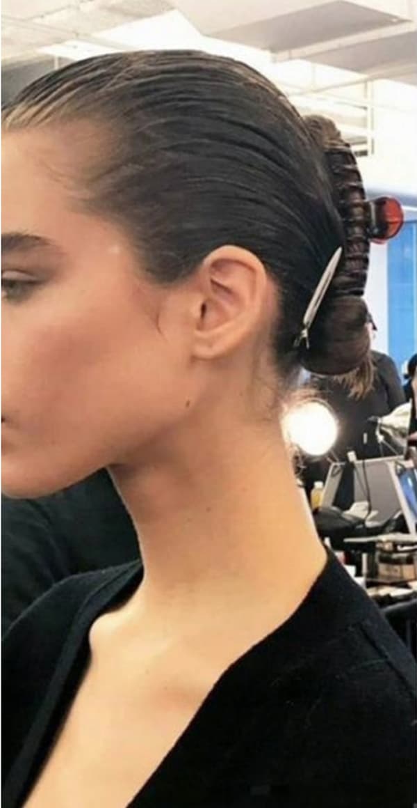 Bocca Beauty franskt hårspänne svart