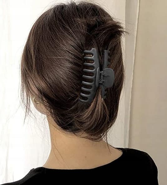Bocca Beauty franskt hårspänne svart