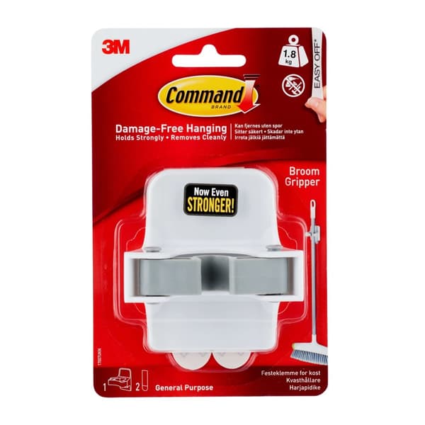 3M Command Kosthållare, Vit/grå