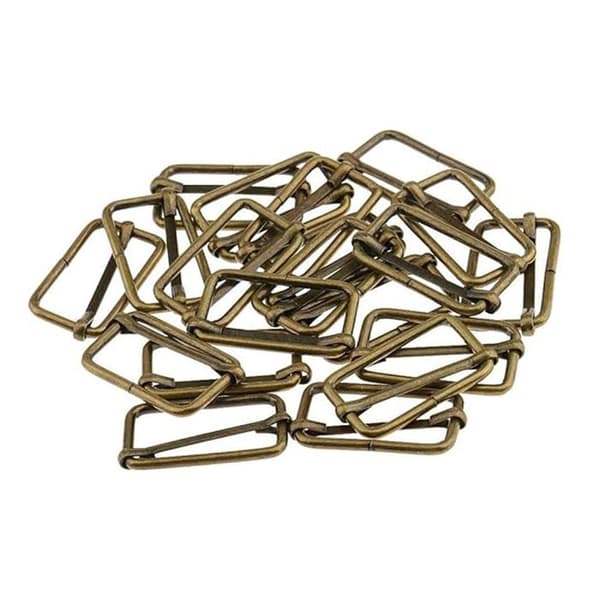 Sybehörstillbehör - Ej specificerat - Handväska Karbinhake - 60st metallspänne - 3,2 cm - Brons