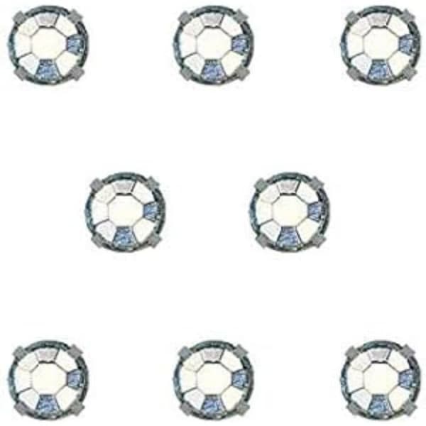 Syklammer - metallspänne - karbinhake - Prym-ring - PRYM403364-1 - Nitar (5 mm) med strass - 1 enhet