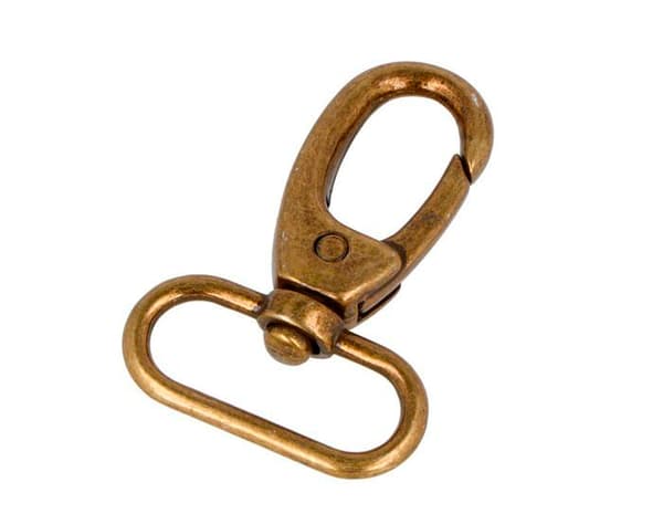 Innspiro - A15040302 - VELOX Mousqueton Anneau Ovala Zamak Guld Gammal 32 mm 3u.