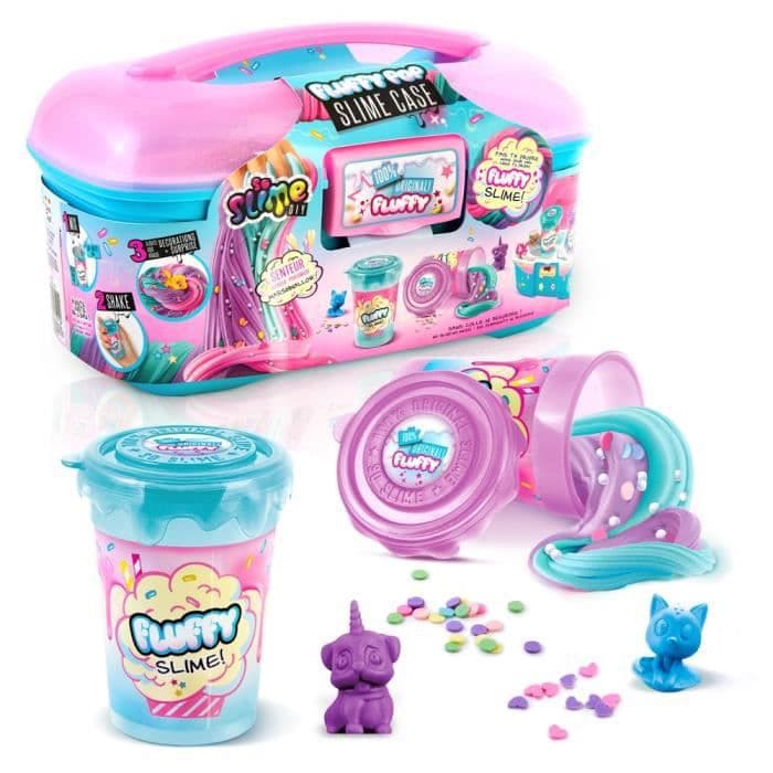 SO DIY So Slime Fluffy - Mini Vanity Slime Fluffy Pop - Upptäck en ny slemtext! - SSC 115 - 6 år och äldre