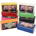 Miniatyrbild 1 av 2: Soft Clay Modellera - 8 st Mixade färger - 8 x 500 g