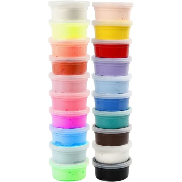 Storpack - Silk Clay - Mixade färger - 20 st