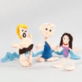 Miniatyrbild 9 av 10: Klass-set till figurer med Silk Clay