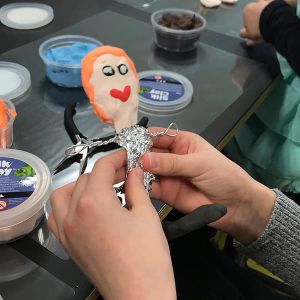 Klass-set till figurer med Silk Clay