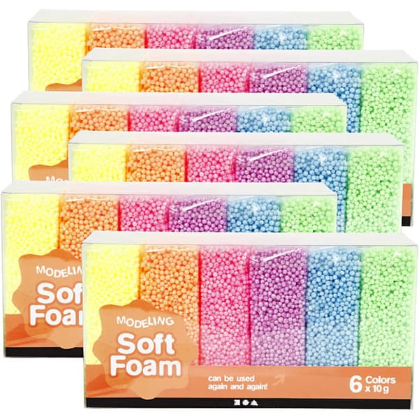Storpack Soft Foam - Lera som inte torkar - 6x6 förp.