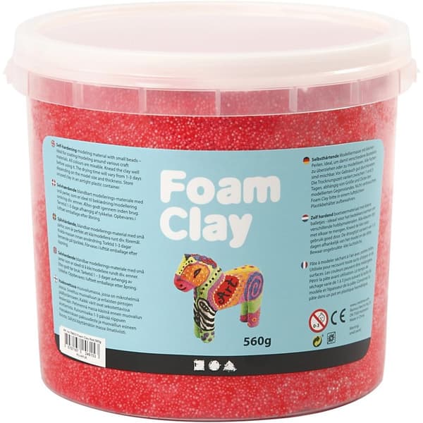 Foam Clay - Röd - 560 g