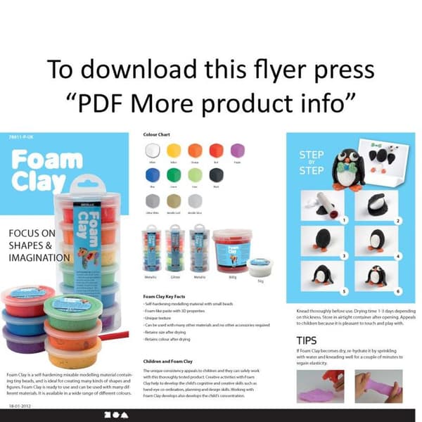 Foam Clay - Neongul - 560 g