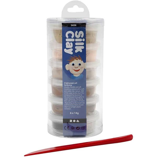 Silk Clay - Skin colours - 6x14 g