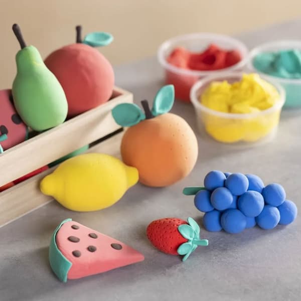 Silk Clay Mixade färger - Basic 1 - 10 st burkar á 40 gr