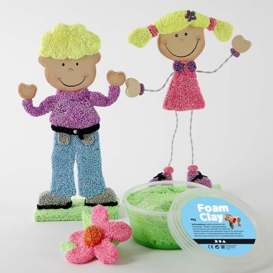 Foam Clay - Presentask - Mixade Färger