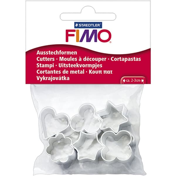 FIMO Metallform - Små Formar till Lera - 6 st