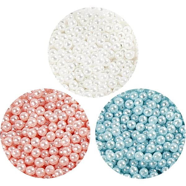 Pearl Clay Lera 3-pack - Ljusblå, Vit, Rosa