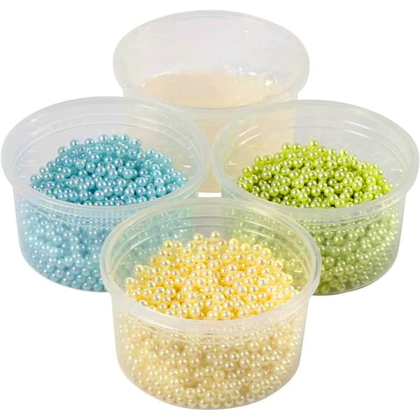 Pearl Clay Lera 3-pack - Ljusblå, grön, gul