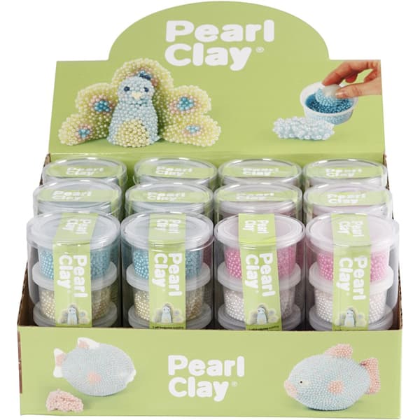 Storpack Pearl Clay - 2 sorter - Totalt 12 set