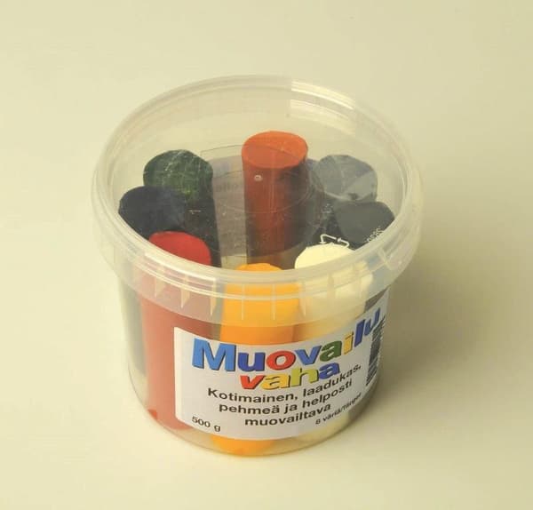 Modellera bivax 500g 8 färger