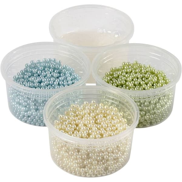 Pearl Clay®, Farvemix, Lyseblå/Creme/Lysegrøn - Creative Company