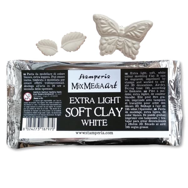 Soft Clay - Lufttorkande Lera - Stamperia - 160 gram