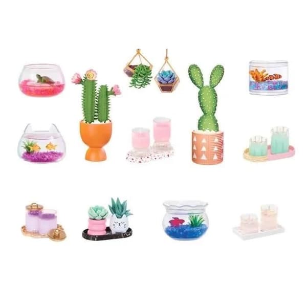 MGA Miniverse - Creative Play - Lifestyle Kit - Kreativa och dekorativa hartshobbyer för barn från 8 år och uppåt - Slumpmässigt