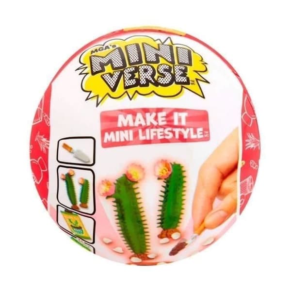 MGA Miniverse - Creative Play - Lifestyle Kit - Kreativa och dekorativa hartshobbyer för barn från 8 år och uppåt - Slumpmässigt