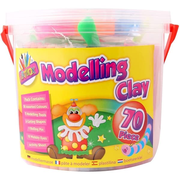 ArtBox Modelleringssats i lera (förpackning med 70 st)