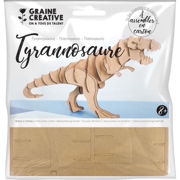 Kartong Tyrannosaurus modell 10 x 7 x 2 cm