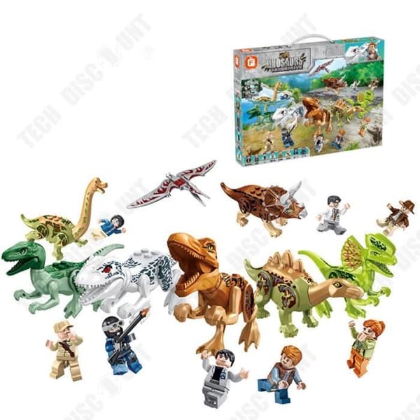 TD® Dinosaur Simulation Byggblock för barn utbildningsleksaker, små partiklar monterade leksaksgåvor