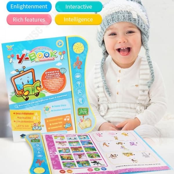 TD® engelsk version Läs- och inlärningsböcker, med läspennor, interaktiva pedagogiska leksaker för föräldrar och barn