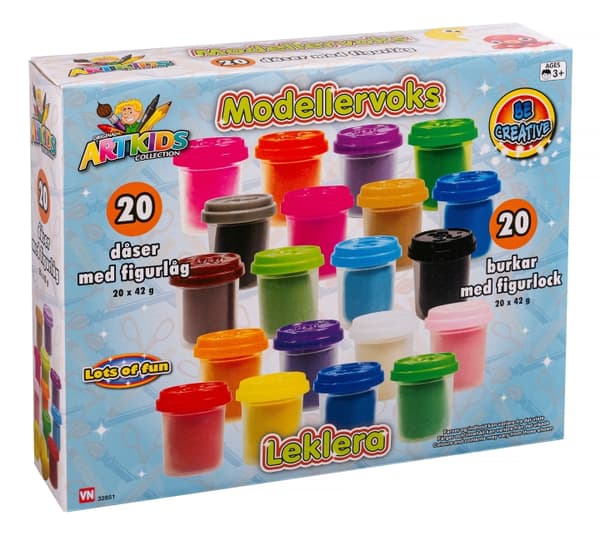 ArtKids 20 dåser ler (32851)